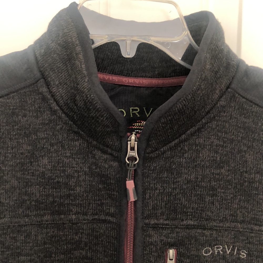 Black Orvis Men's Vest - Picture 3 of 12